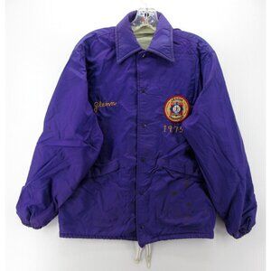 VINTAGE Dunbrooke Pla Jac Jacket Small 70s Babe Ruth Baseball Elks *